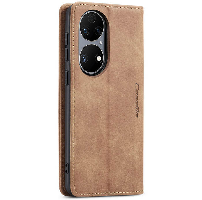 CaseMe Huawei P50 Wallet Kickstand Magnetic Flip Leather Case