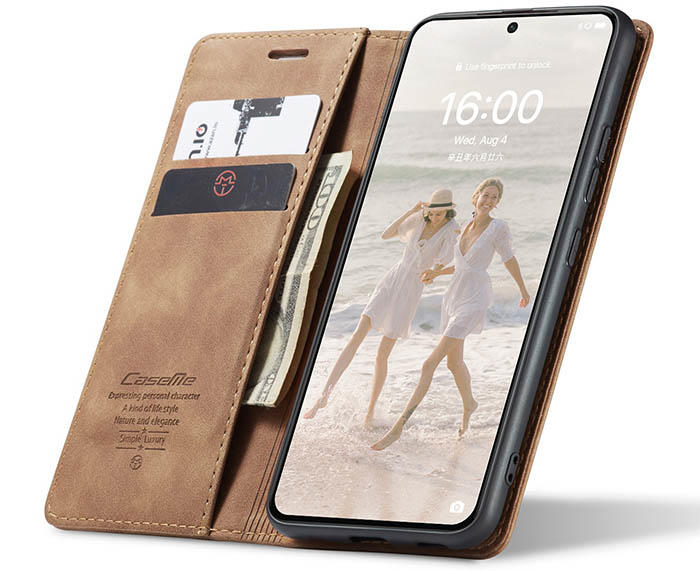 CaseMe Huawei P50 Wallet Kickstand Magnetic Flip Leather Case