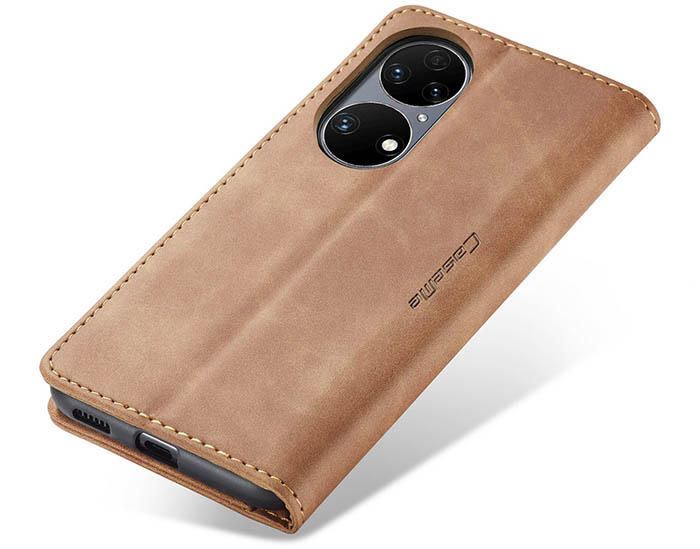 CaseMe Huawei P50 Wallet Kickstand Magnetic Flip Leather Case