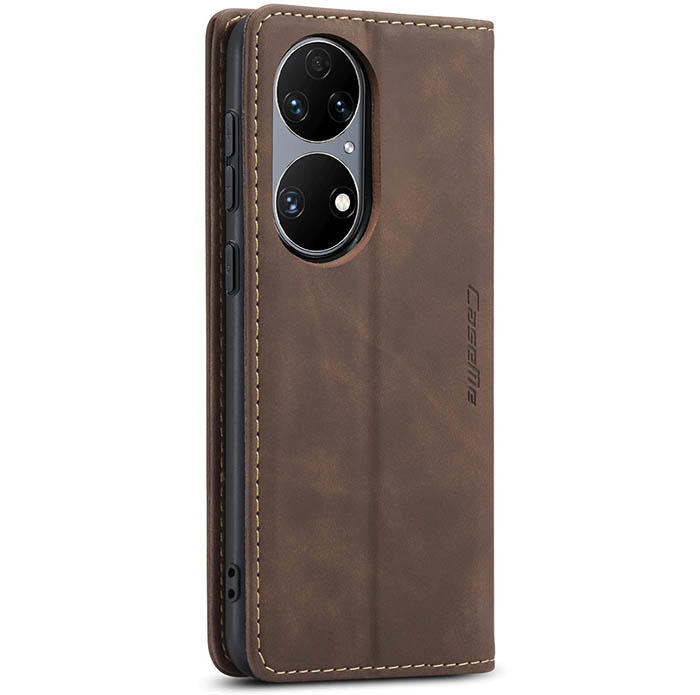 CaseMe Huawei P50 Wallet Kickstand Magnetic Flip Leather Case