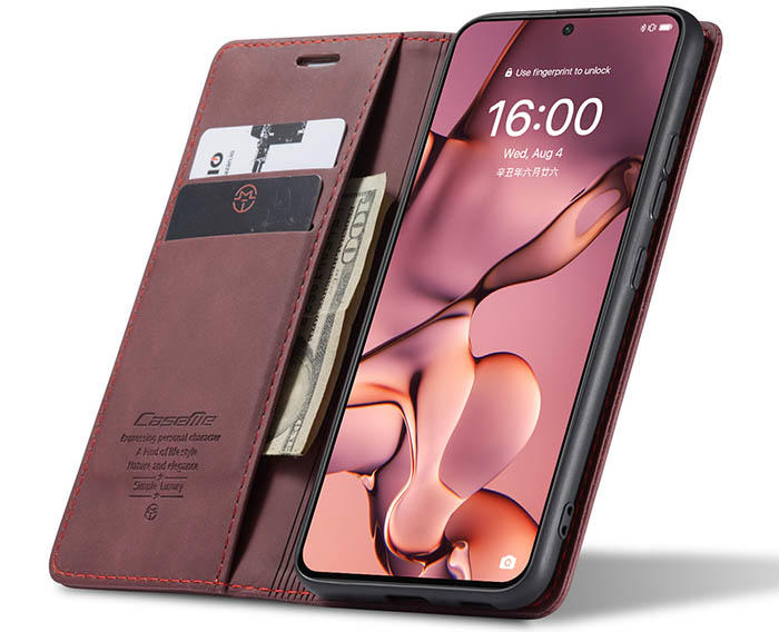 CaseMe Huawei P50 Wallet Kickstand Magnetic Flip Leather Case