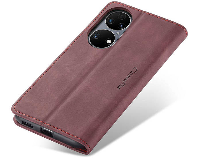 CaseMe Huawei P50 Wallet Kickstand Magnetic Flip Leather Case