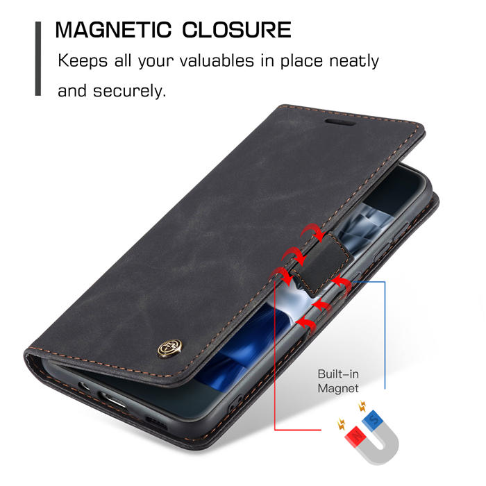 CaseMe Huawei P60 Pro Wallet Suede Leather Case