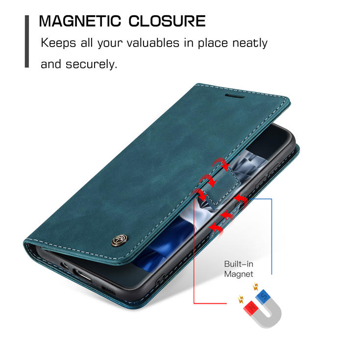 CaseMe Huawei P60 Pro Wallet Suede Leather Case