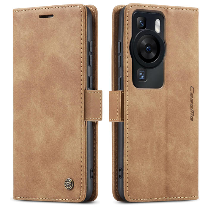 CaseMe Huawei P60 Pro Wallet Suede Leather Case