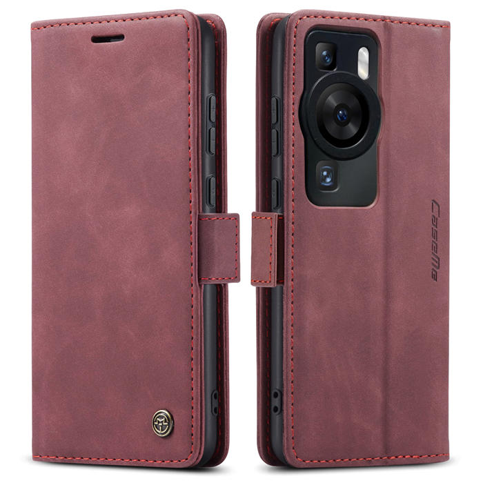 CaseMe Huawei P60 Pro Wallet Suede Leather Case