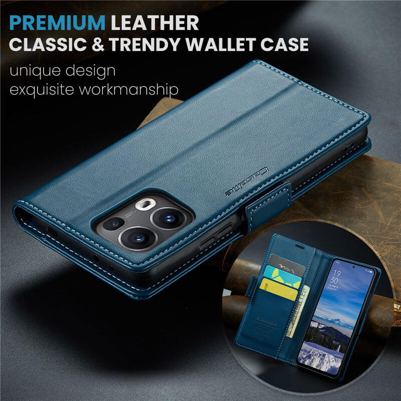 CaseMe OPPO Reno13 Pro Wallet RFID Blocking Case