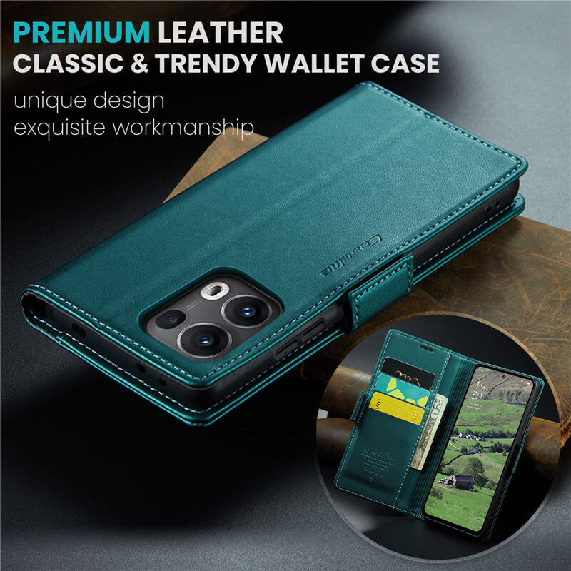 CaseMe OPPO Reno13 Pro Wallet RFID Blocking Case