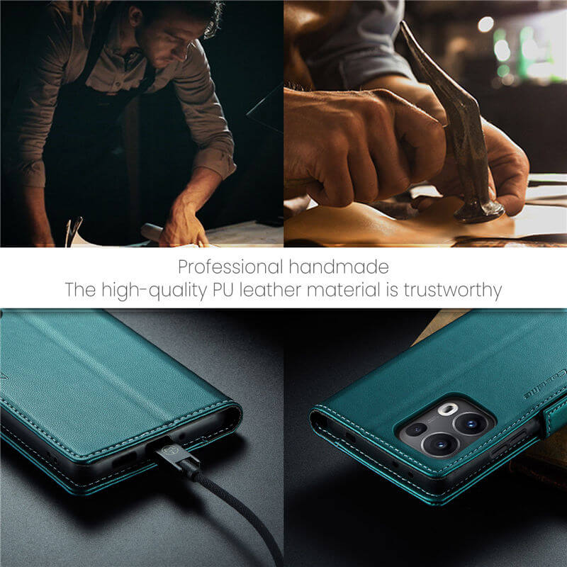 CaseMe OPPO Reno13 Pro Wallet RFID Blocking Case