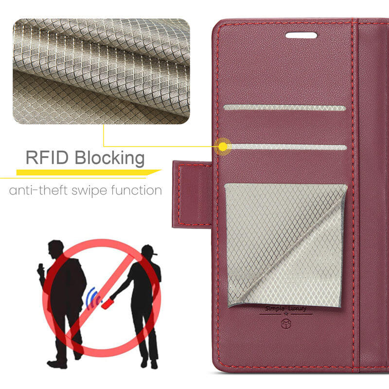 CaseMe OPPO Reno13 Pro Wallet RFID Blocking Case