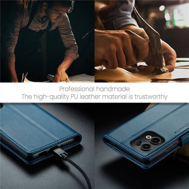 CaseMe OPPO Reno13 Wallet RFID Blocking Case