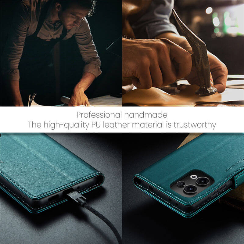 CaseMe OPPO Reno13 Wallet RFID Blocking Case