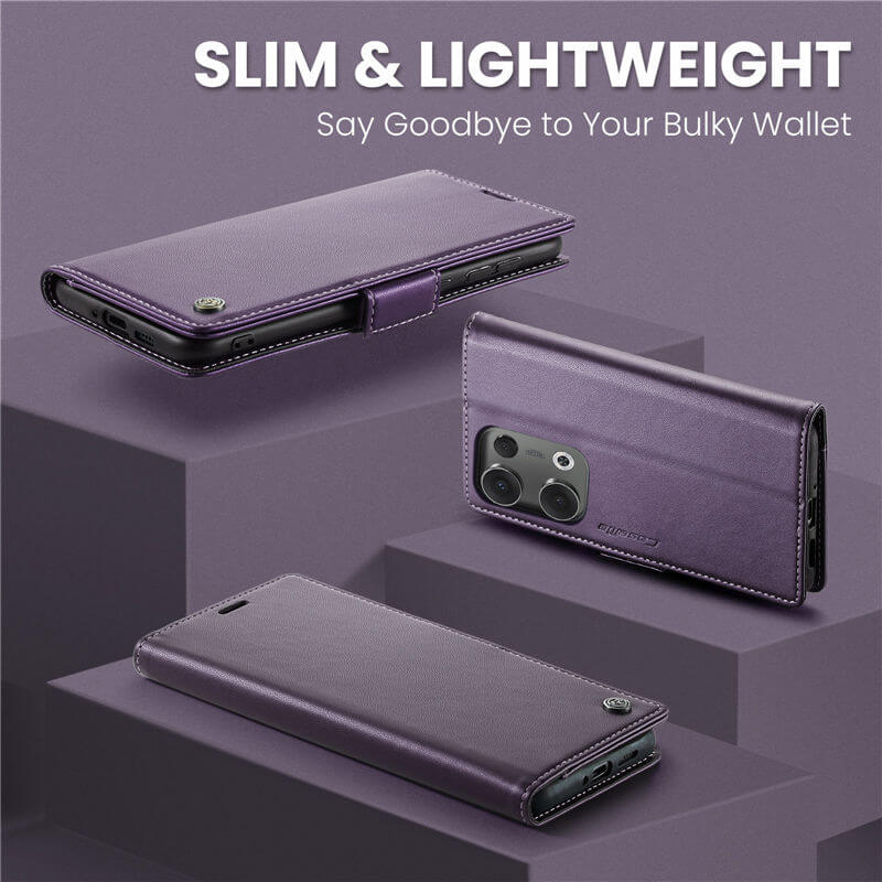 CaseMe OPPO Reno13 Wallet RFID Blocking Case