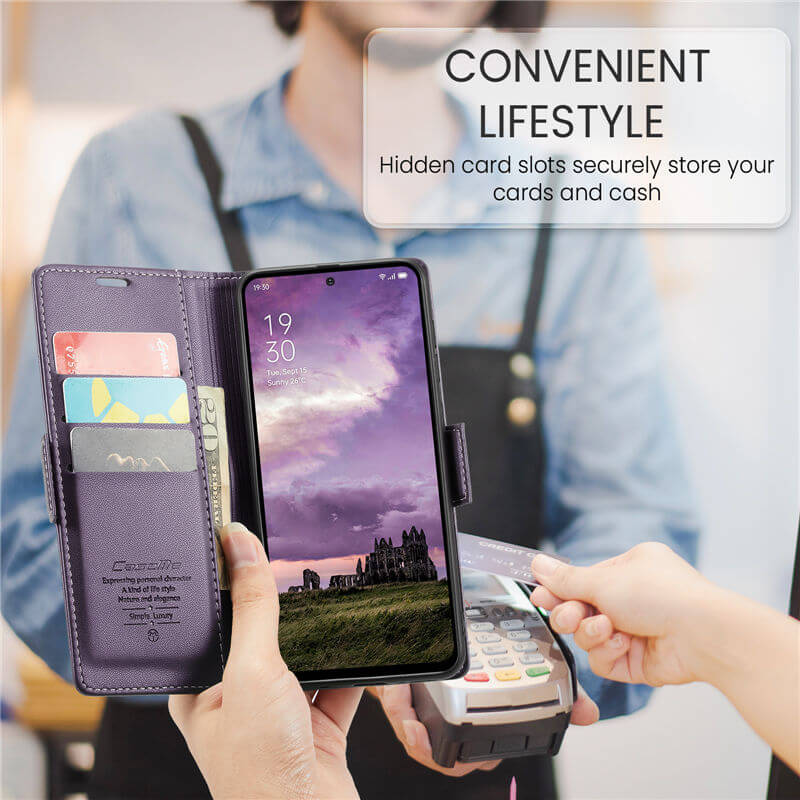 CaseMe OPPO Reno13 Wallet RFID Blocking Case