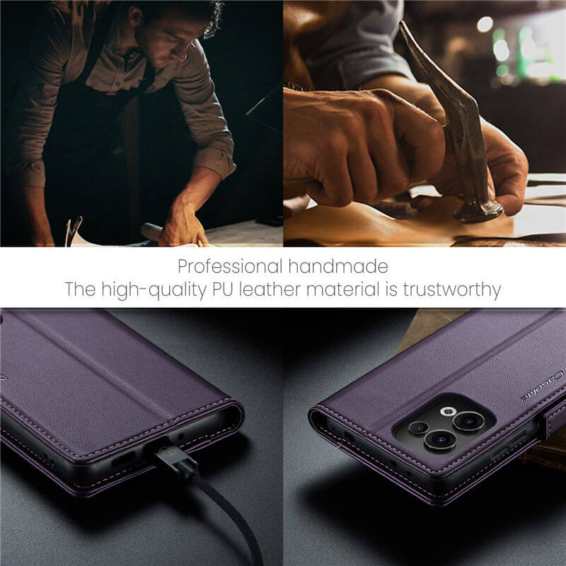 CaseMe OPPO Reno13 Wallet RFID Blocking Case