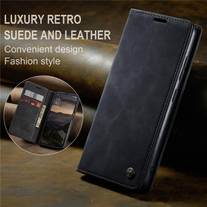 CaseMe OPPO Reno13 F 4G/5G Wallet Suede Leather Case