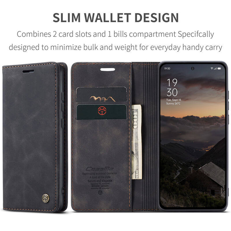 CaseMe OPPO Reno13 F 4G/5G Wallet Suede Leather Case