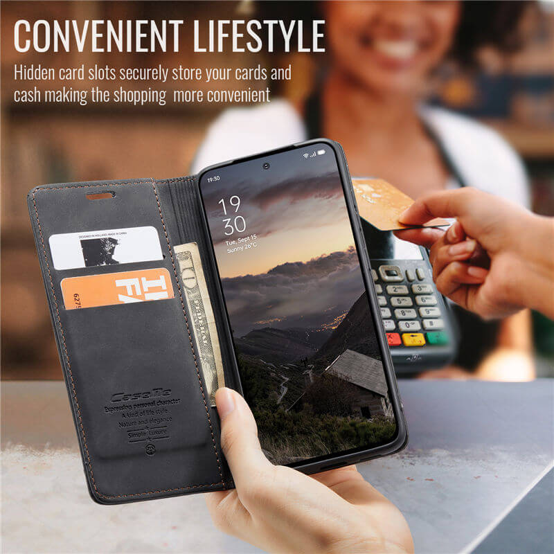 CaseMe OPPO Reno13 F 4G/5G Wallet Suede Leather Case