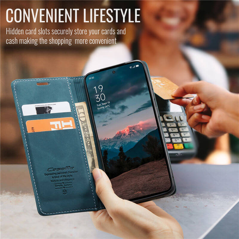 CaseMe OPPO Reno13 F 4G/5G Wallet Suede Leather Case