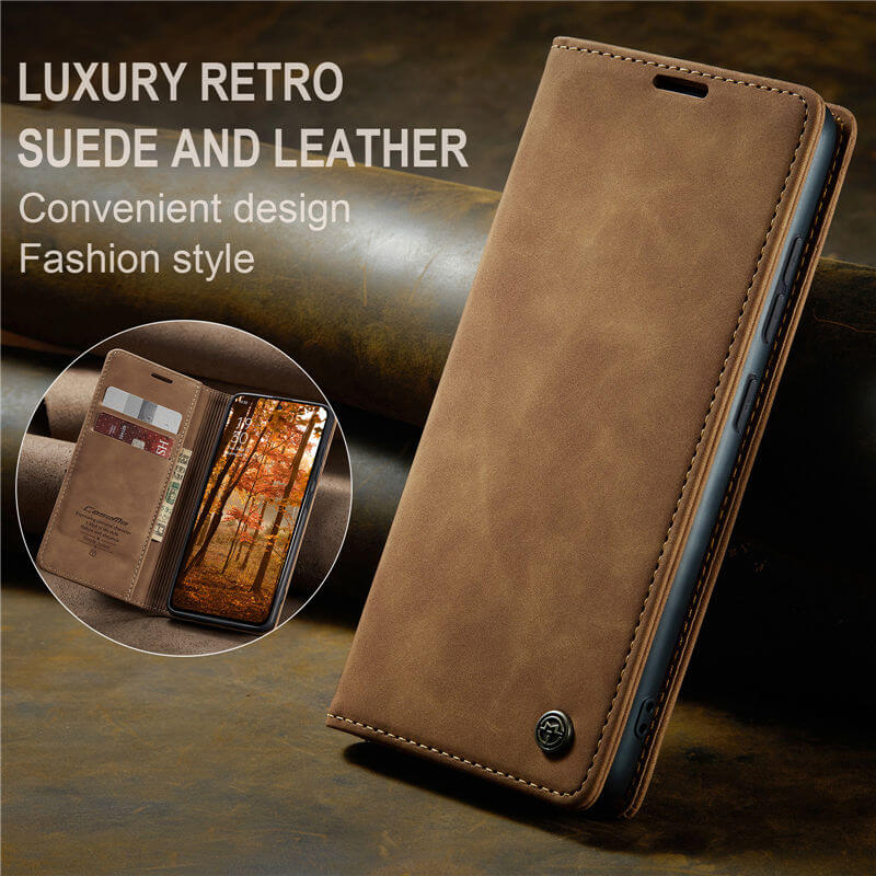 CaseMe OPPO Reno13 F 4G/5G Wallet Suede Leather Case