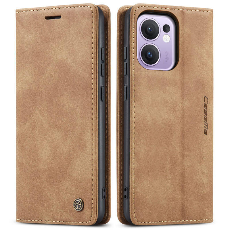 CaseMe OPPO Reno13 F 4G/5G Wallet Suede Leather Case