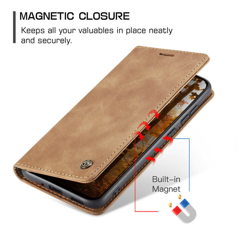 CaseMe OPPO Reno13 F 4G/5G Wallet Suede Leather Case