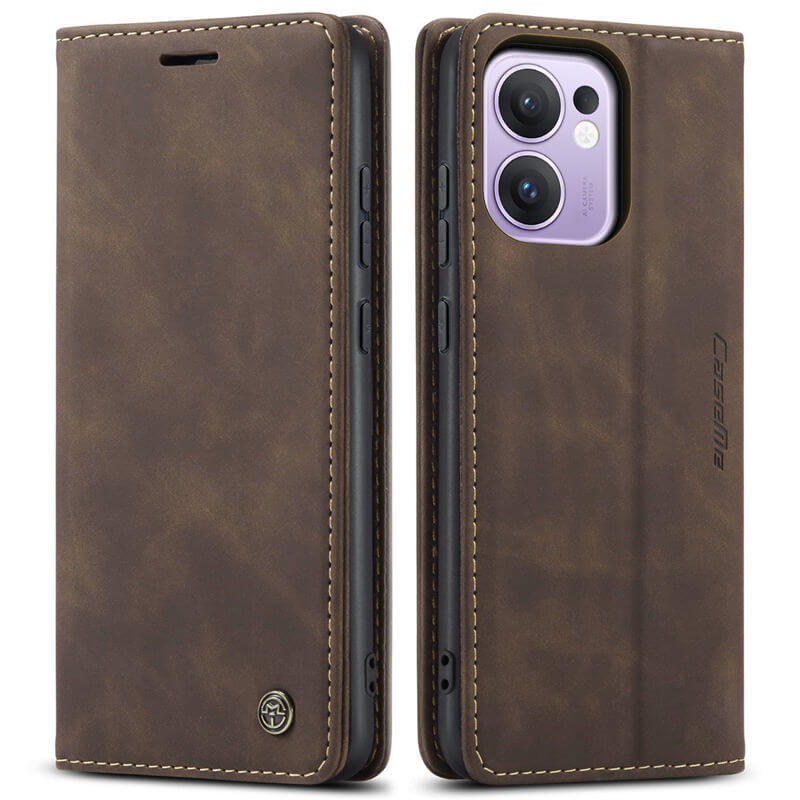 CaseMe OPPO Reno13 F 4G/5G Wallet Suede Leather Case