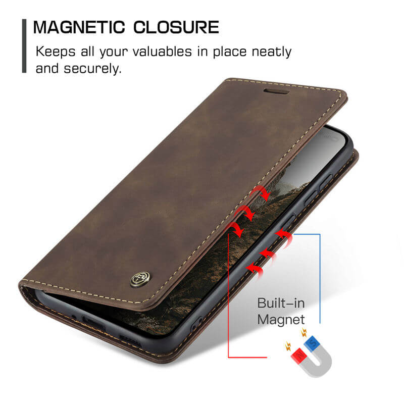 CaseMe OPPO Reno13 F 4G/5G Wallet Suede Leather Case