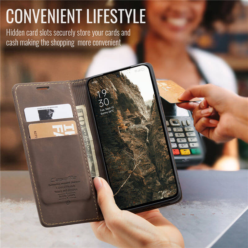 CaseMe OPPO Reno13 F 4G/5G Wallet Suede Leather Case