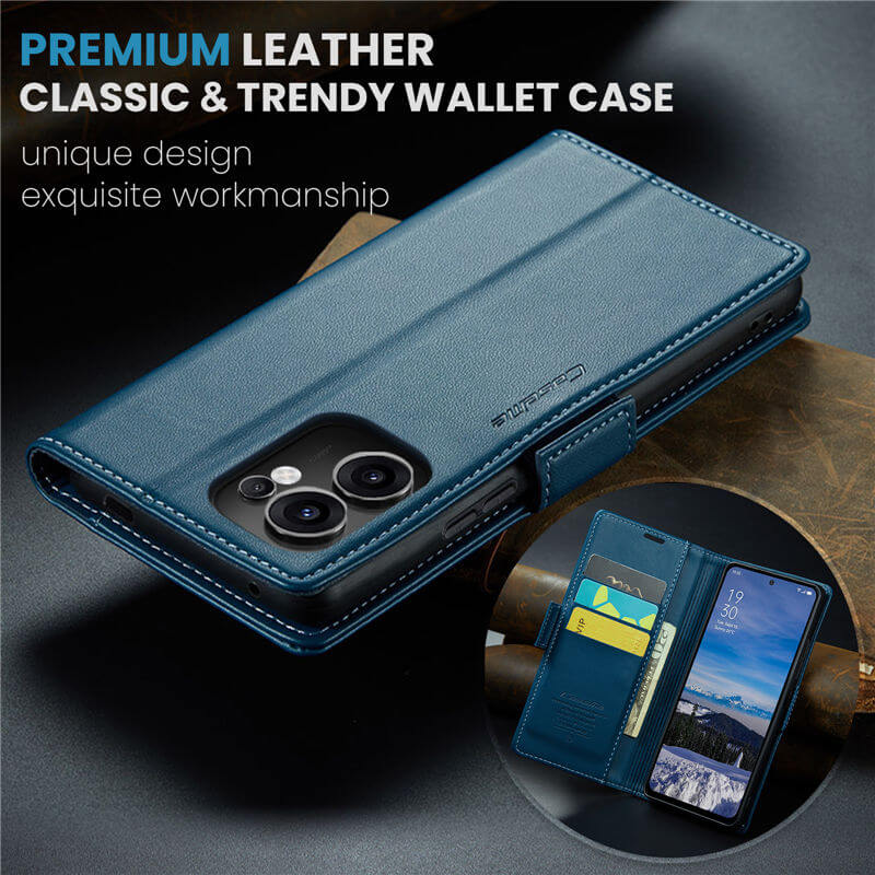 CaseMe OPPO Reno13 F 4G/5G Wallet RFID Blocking Case