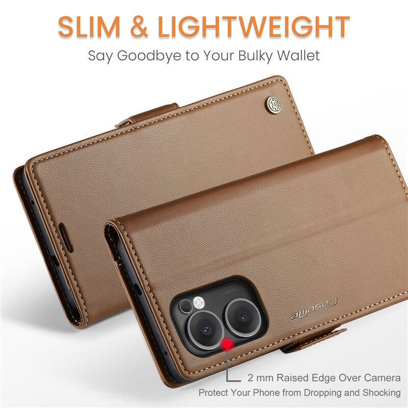 CaseMe OPPO Reno13 F 4G/5G Wallet RFID Blocking Case