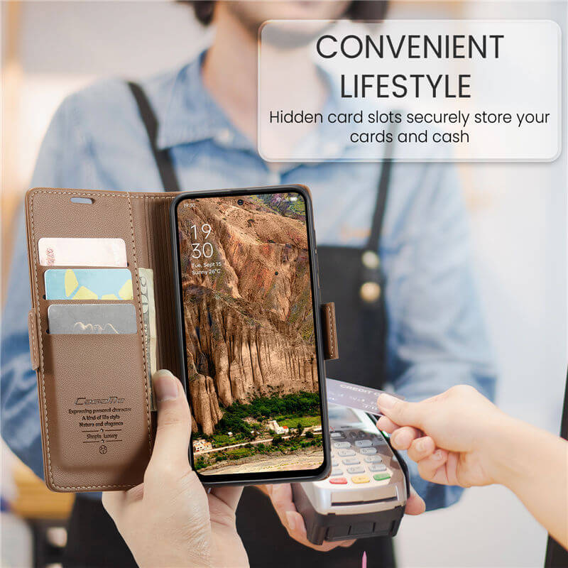 CaseMe OPPO Reno13 F 4G/5G Wallet RFID Blocking Case