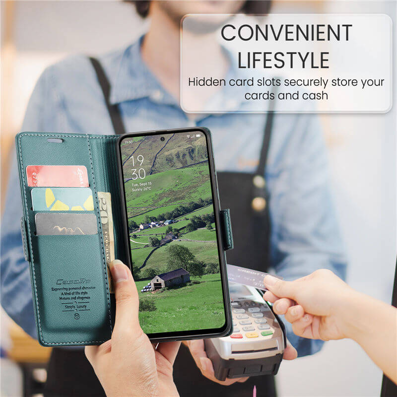 CaseMe OPPO Reno13 F 4G/5G Wallet RFID Blocking Case