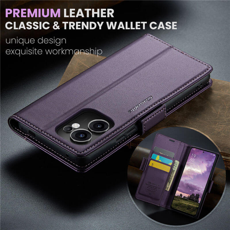 CaseMe OPPO Reno13 F 4G/5G Wallet RFID Blocking Case