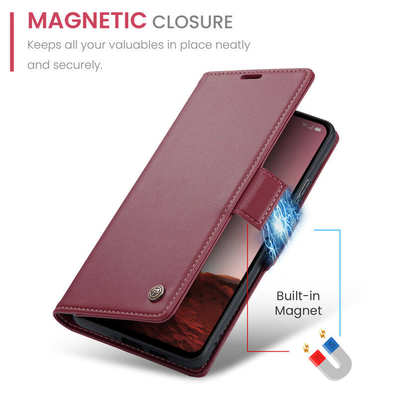 CaseMe OPPO Reno13 F 4G/5G Wallet RFID Blocking Case