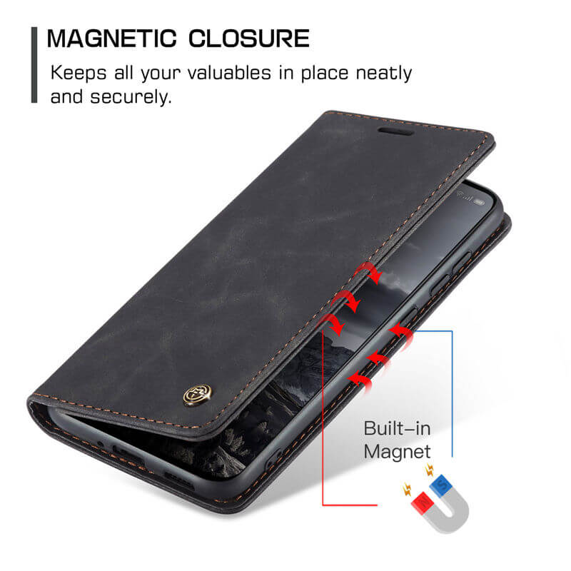 CaseMe OPPO Reno13 Pro Wallet Suede Leather Case