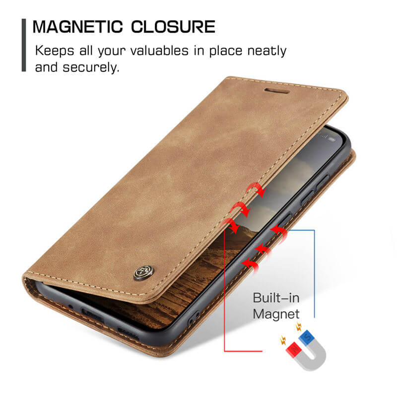 CaseMe OPPO Reno13 Pro Wallet Suede Leather Case