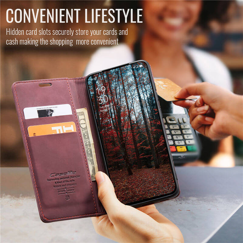 CaseMe OPPO Reno13 Pro Wallet Suede Leather Case