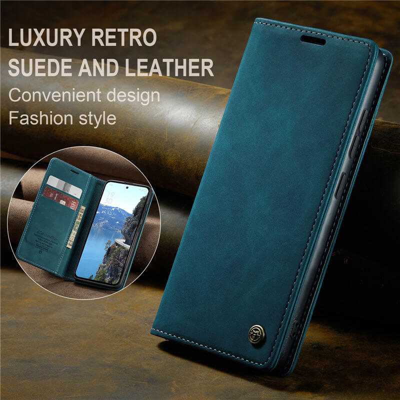 CaseMe OPPO Reno13 Wallet Suede Leather Case