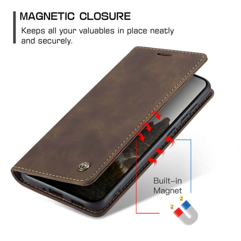 CaseMe OPPO Reno13 Wallet Suede Leather Case