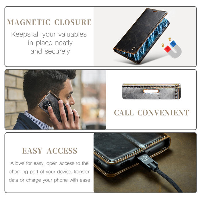 CaseMe OnePlus 11 Wallet Kickstand Magnetic Flip Case