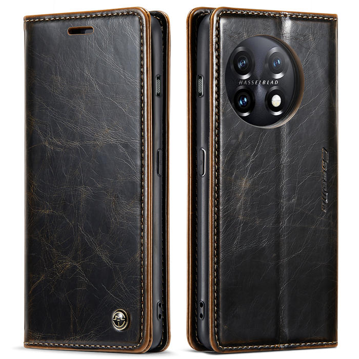 CaseMe OnePlus 11 Wallet Kickstand Magnetic Flip Case