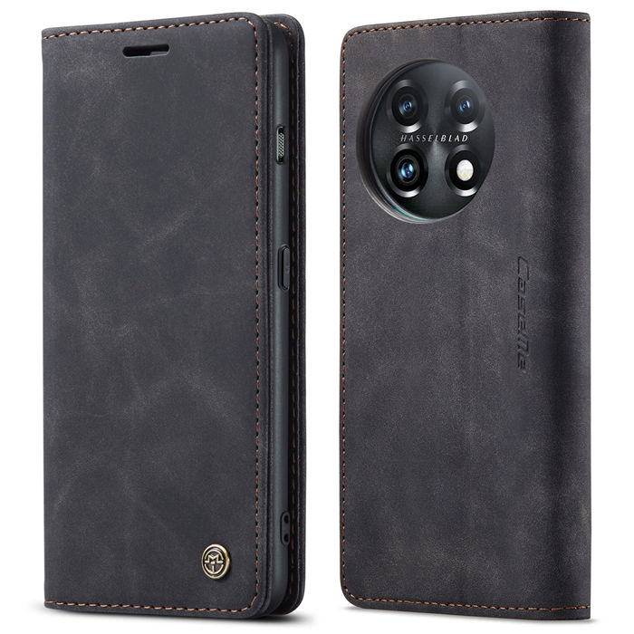 CaseMe OnePlus 11 Wallet Retro Suede Leather Case