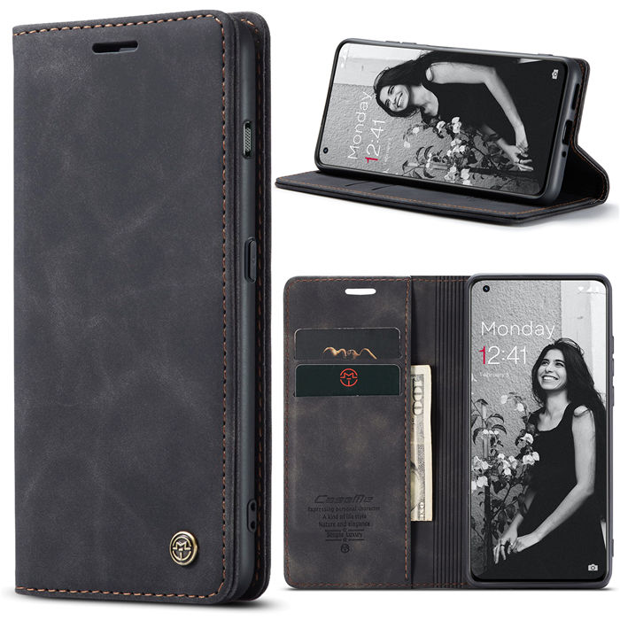 CaseMe OnePlus 11 Wallet Retro Suede Leather Case