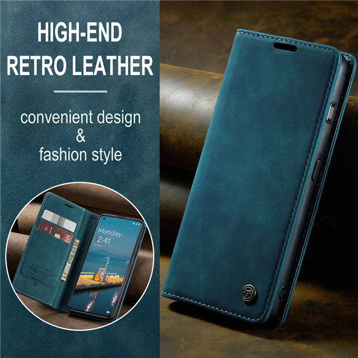 CaseMe OnePlus 11 Wallet Retro Suede Leather Case