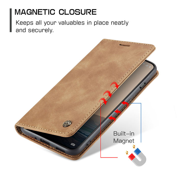 CaseMe OnePlus 11 Wallet Retro Suede Leather Case