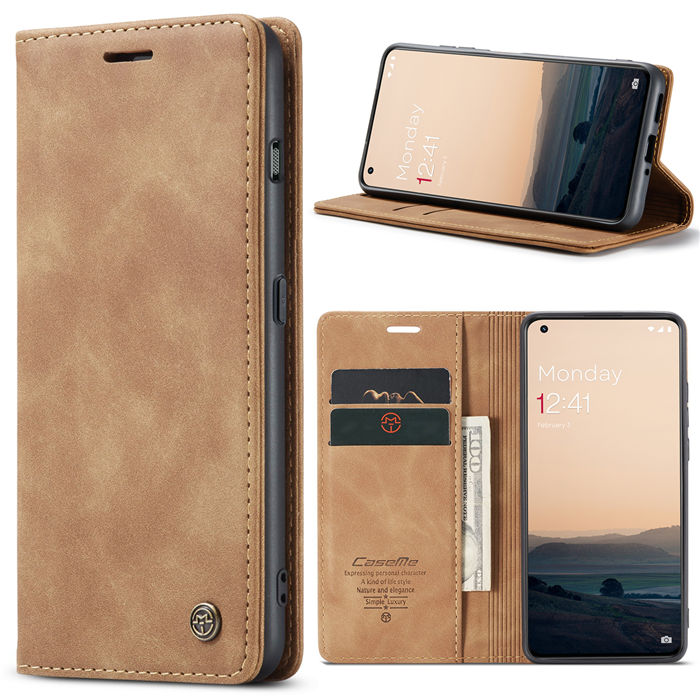 CaseMe OnePlus 11 Wallet Retro Suede Leather Case