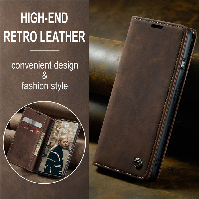 CaseMe OnePlus 11 Wallet Retro Suede Leather Case