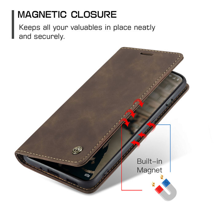 CaseMe OnePlus 11 Wallet Retro Suede Leather Case