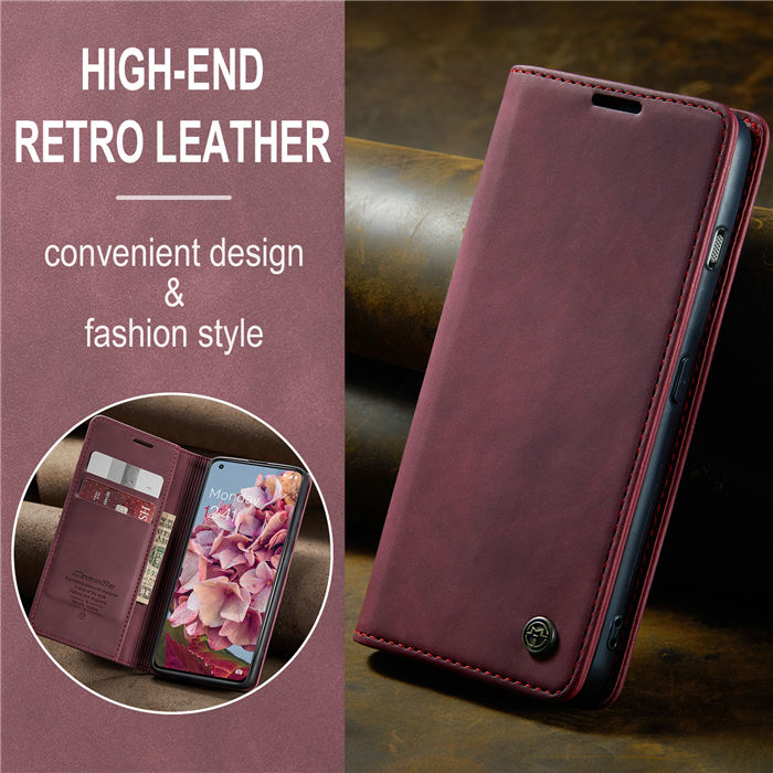 CaseMe OnePlus 11 Wallet Retro Suede Leather Case